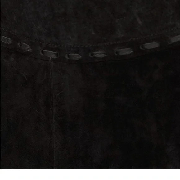 Scully Fringe Suede/Leather Midi Skirt - Picture 3 of 8